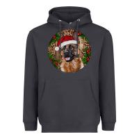Smoke German Shepherd Christmas Heavyweight Hoodie - RanaPortraitStore