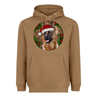 Toasted Coconut German Shepherd Christmas Heavyweight Hoodie - RanaPortraitStore