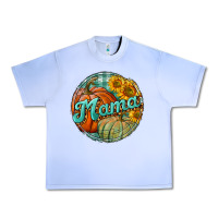Grape Ice pumpkin mama with background Urban Heavy Tee - BundleAndBundleShop