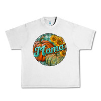 Lunar Rock pumpkin mama with background Urban Heavy Tee - BundleAndBundleShop