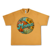 Peanut Butter pumpkin mama with background Urban Heavy Tee - BundleAndBundleShop