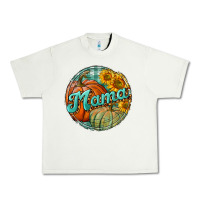 Pistachio pumpkin mama with background Urban Heavy Tee - BundleAndBundleShop