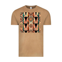 Vintage Camel native american aztec seamless pattern 4 Vintage Tee - BundleAndBundleShop