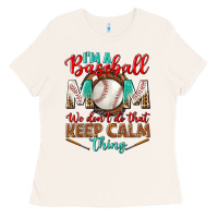 Bone i'm a baseball mom we don't do that Ladies Tee - BundleAndBundleShop