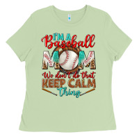 Matcha i'm a baseball mom we don't do that Ladies Tee - BundleAndBundleShop
