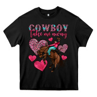 Black cowboy take me away Heavy Core Tee - OliviaCreatesArt