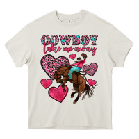 Cream cowboy take me away Heavy Core Tee - OliviaCreatesArt