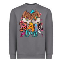 Storm Afro woman nail boss Heavyweight Sweatshirt - RanaPortraitStore
