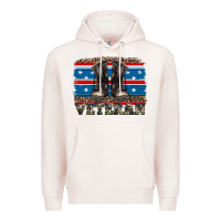Pale Pink armed forces day veteran Premium Hoodie - Artiststas