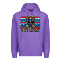 Purple armed forces day veteran Premium Hoodie - Artiststas