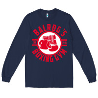 Navy boxing gym Long Sleeve Tee - linhVisuals