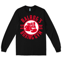 Black boxing gym Long Sleeve Tee - linhVisuals
