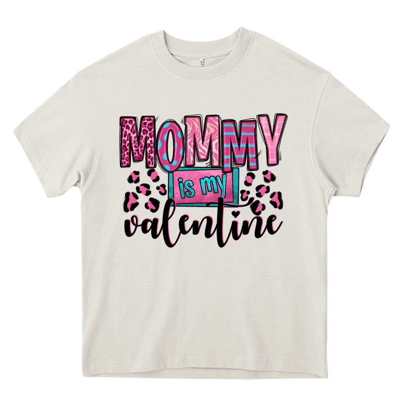 Mommy Is My Valentine Heavy Core Tee by OliviaCreatesArt | Teevron