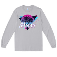 Moon Dust miami beach souvenir vintage 80s Long Sleeve Tee - linhVisuals