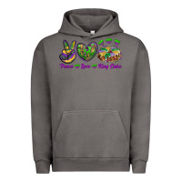 Pigment Tornado peace love mardi gras king cake Urban Hoodie - RanaPortraitStore