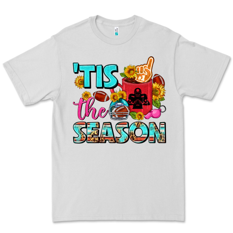 Tis The Season Football Coffee Mug Premium Tee by FaDigitalArtStudio | Teevron