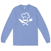 Colony Blue chef hat knife spoon Long Sleeve Tee - linhVisuals