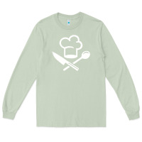 Matcha chef hat knife spoon Long Sleeve Tee - linhVisuals