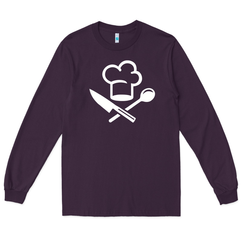 Chef Hat Knife Spoon Long Sleeve Tee by linhVisuals | Teevron