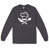 Smoke chef hat knife spoon Long Sleeve Tee - linhVisuals