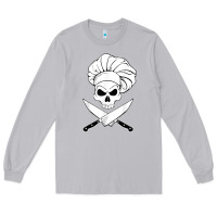 Moon Dust chef skull and crossbones knives halloween Long Sleeve Tee - linhVisuals
