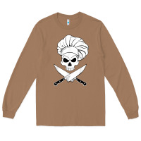 Toasted Coconut chef skull and crossbones knives halloween Long Sleeve Tee - linhVisuals