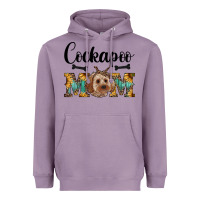 Lavender Western Cockapoo Mom Heavyweight Hoodie - RanaPortraitStore
