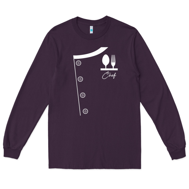 Chef Uniform Jacket Cooking Long Sleeve Tee by linhVisuals | Teevron
