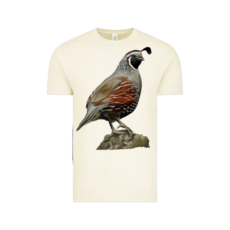 California Quail Bird Vintage Tee by RanaPortraitStore | Teevron