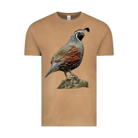 Vintage Camel California Quail Bird Vintage Tee - RanaPortraitStore