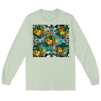 Matcha summer fruits Long Sleeve Tee - CowhideDigitalArt