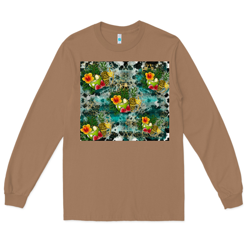 Summer Fruits Long Sleeve Tee by CowhideDigitalArt | Teevron