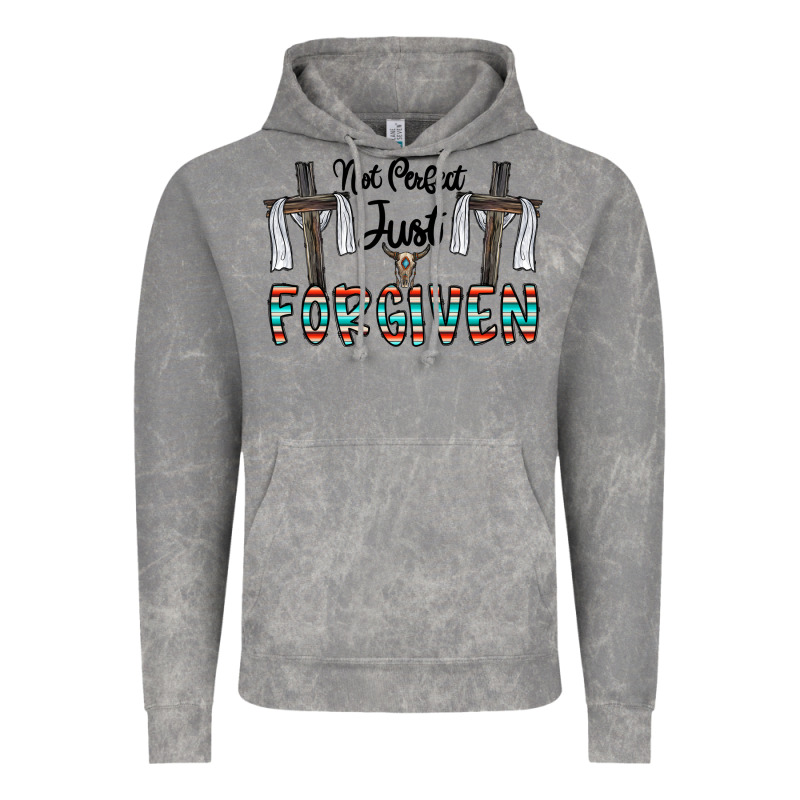 No Perfect Just Forgiven Vintage Hoodie by CowhideDigitalArt | Teevron