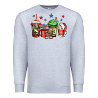 Heather Grey army Christmas coffee Premium Sweatshirt - Jasminsmagicworld