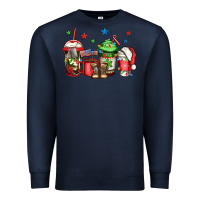 Navy army Christmas coffee Premium Sweatshirt - Jasminsmagicworld