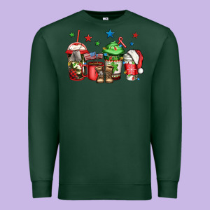 Army Christmas Coffee Premium Sweatshirt Designed By Jasminsmagicworld