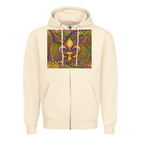 Sandshell mardi gras fleur de lis Zipper Hoodie - RanaPortraitStore