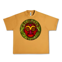 Peanut Butter african masks round earrings 4 Urban Heavy Tee - BundleAndBundleShop