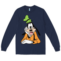 Navy goofy Long Sleeve Tee - linhVisuals