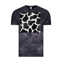 Cloud Black cow seamless pattern Vintage Tee - BundleAndBundleShop