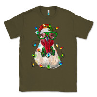 Army Green christmas rooster Classic Tee - RanaPortraitStore