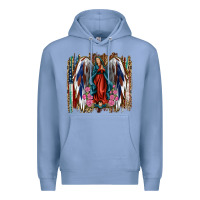 Colony Blue lady of guadalupe th of july Premium Hoodie - Jasminsmagicworld