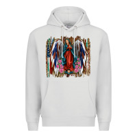 Dove Grey lady of guadalupe th of july Premium Hoodie - Jasminsmagicworld