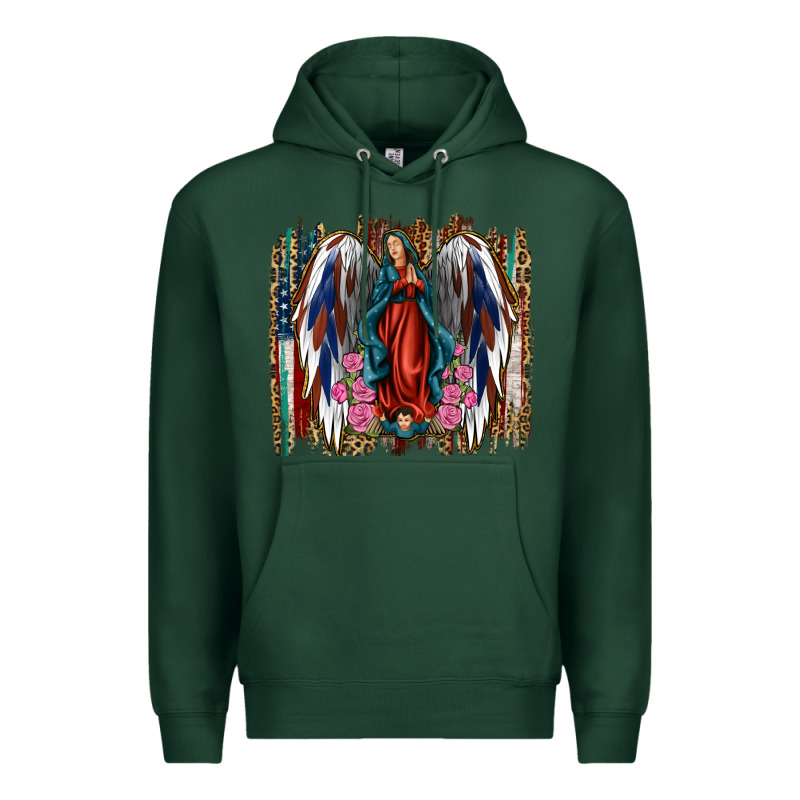 Lady Of Guadalupe Th Of July Premium Hoodie by Jasminsmagicworld | Teevron