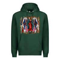 Sports Green lady of guadalupe th of july Premium Hoodie - Jasminsmagicworld