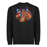 Black America afro girl sneakers Heavyweight Sweatshirt - RanaPortraitStore