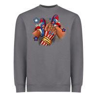 Storm America afro girl sneakers Heavyweight Sweatshirt - RanaPortraitStore