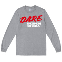 Heather Grey d.a.r.e Long Sleeve Tee - linhVisuals