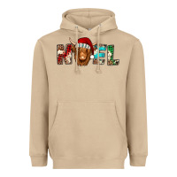 Mushroom noel long haired shaggy cow Heavyweight Hoodie - Jasminsmagicworld