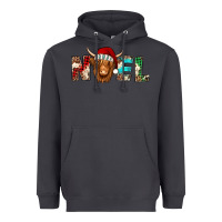 Smoke noel long haired shaggy cow Heavyweight Hoodie - Jasminsmagicworld